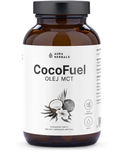 CocoFuel, Olej MCT 2000 mg, 100 kapsułek softgel zdjęcie