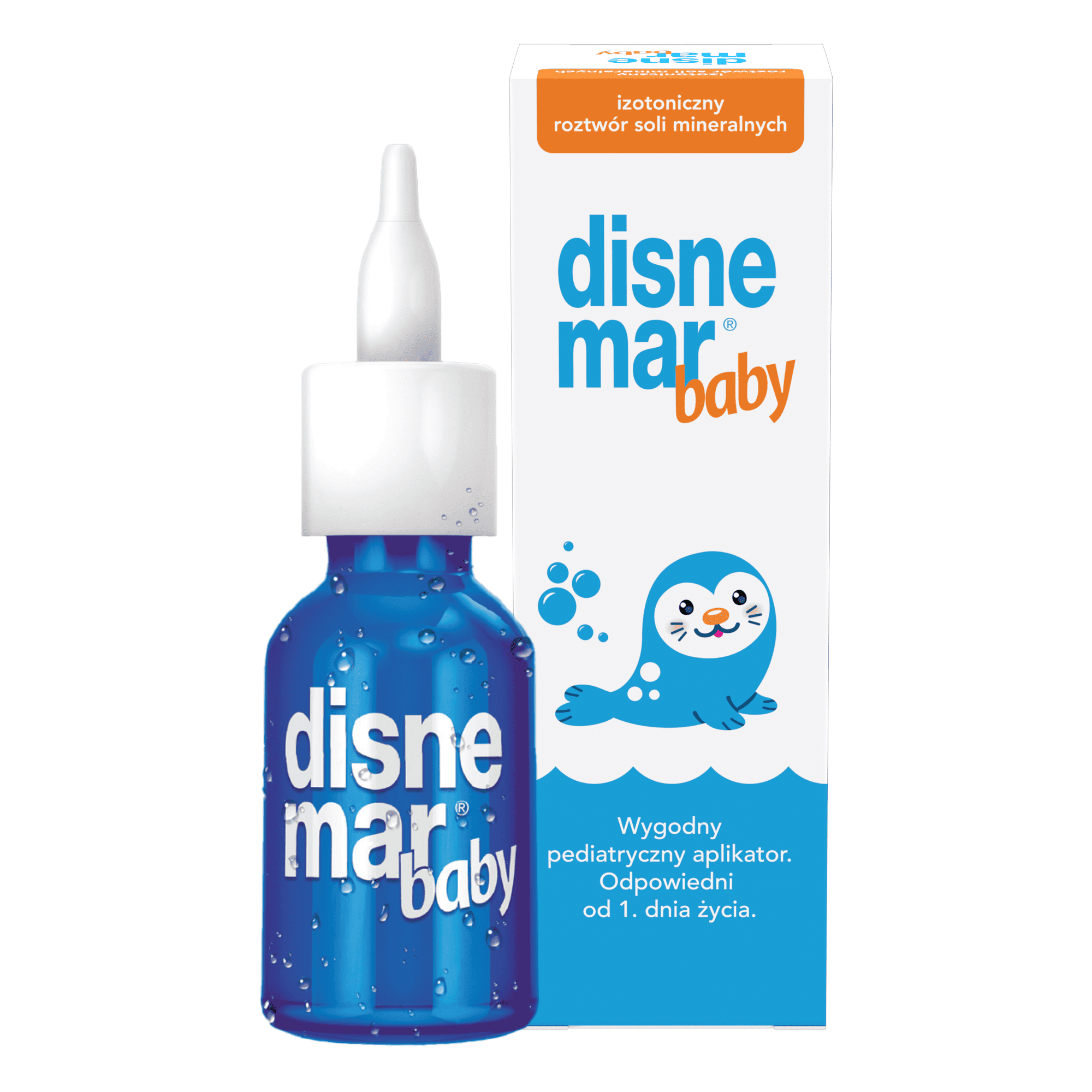 Disnemar Baby woda morska w aerozolu do nosa dla dzieci 25 ml.