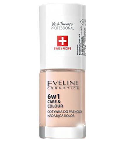Eveline Cosmetics Skoncentrowana Odżywka do paznokci 6w1 nadająca kolor Nude - 5 ml - cena, opinie, właściwości zdjęcie