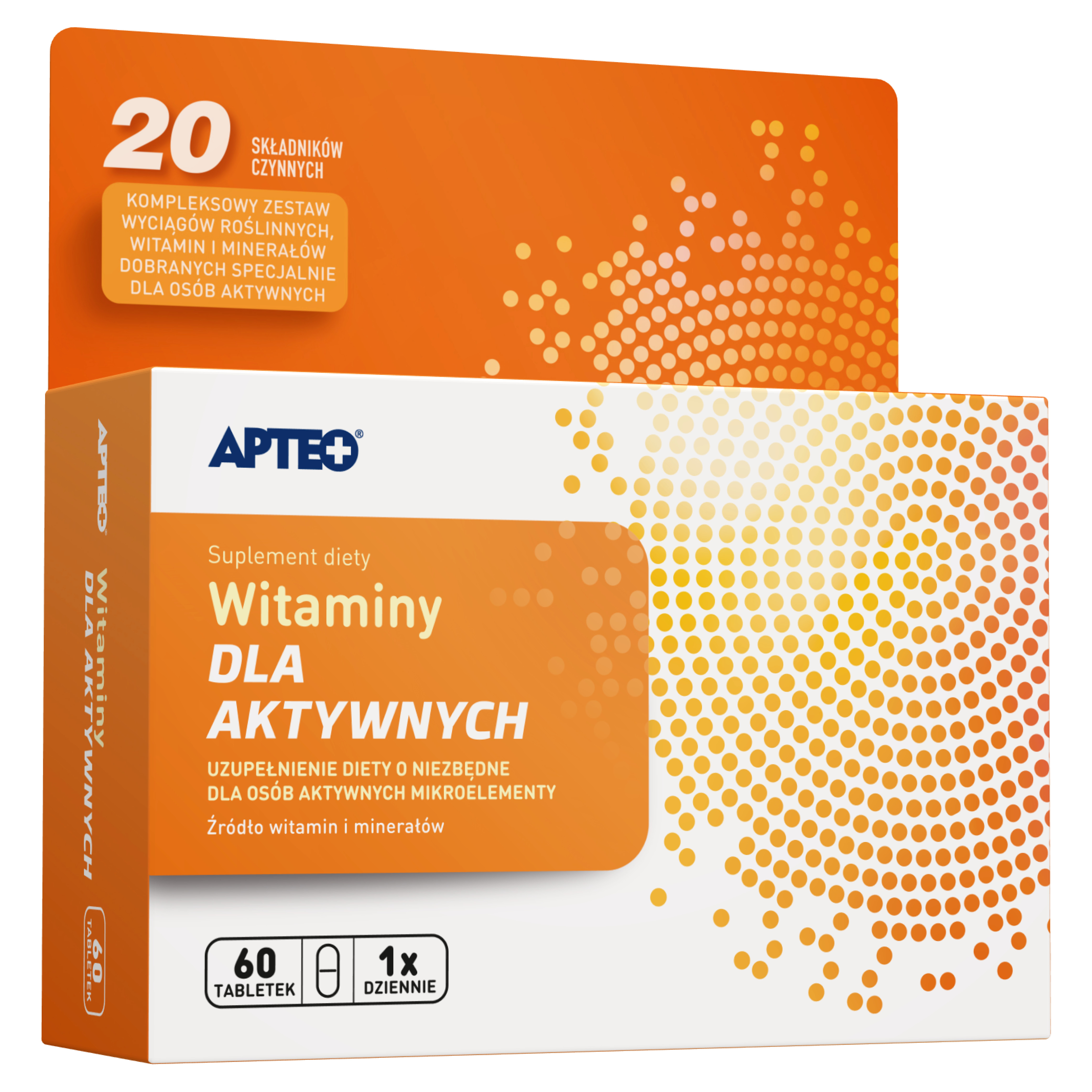 Apteo Witaminy Dla Aktywnych 60 tabletek zdjęcie