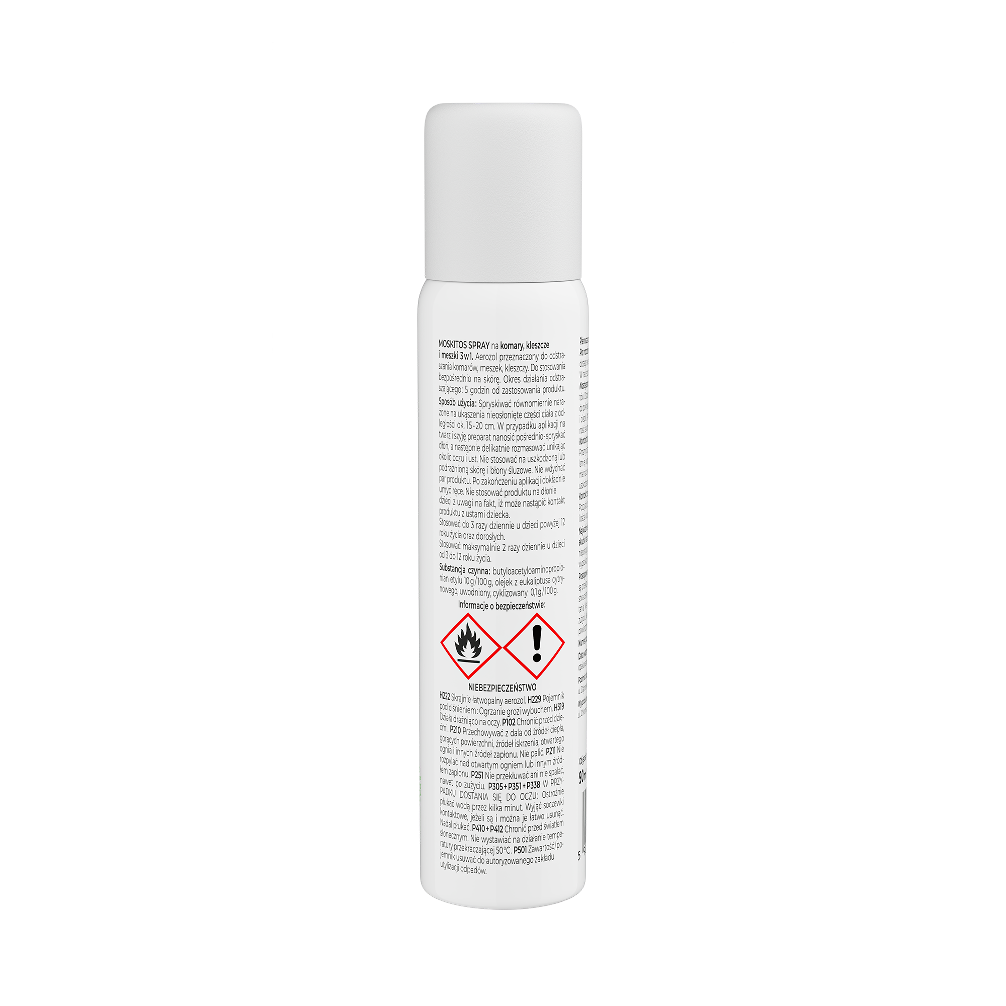 Moskitos Spray na komary, kleszcze i meszki 3w1, 90 ml