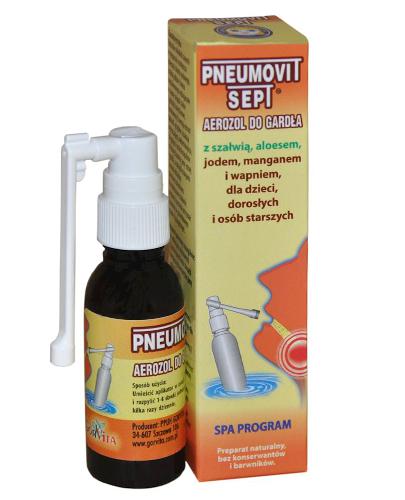 Gorvita Pneumovit Sept Aerozol do gardła, 35 ml - cena, opinie, wskazania zdjęcie