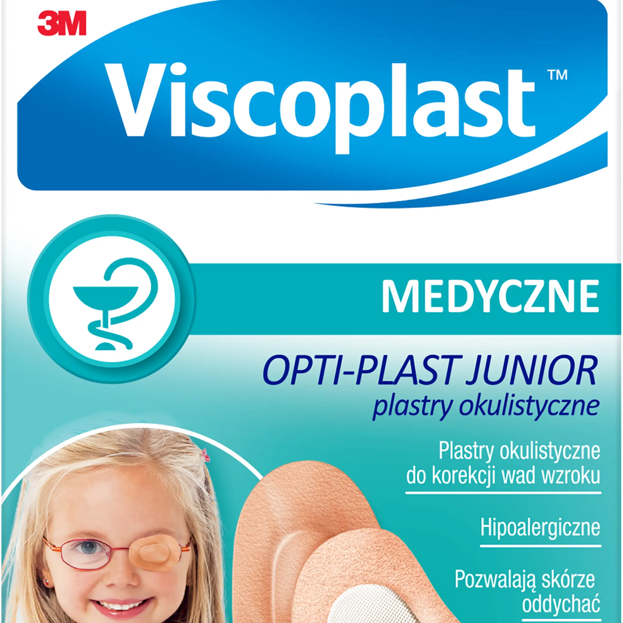 Viscoplast, Opti-plast Junior, plastry okulistyczne, 10 sztuk zdjęcie