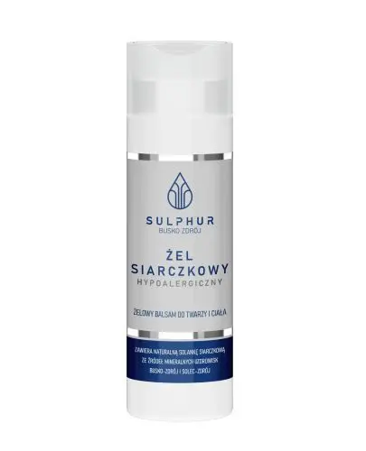 Hypoalergiczny żel siarczkowy balsam do ciała i twarzy 200 g zdjęcie