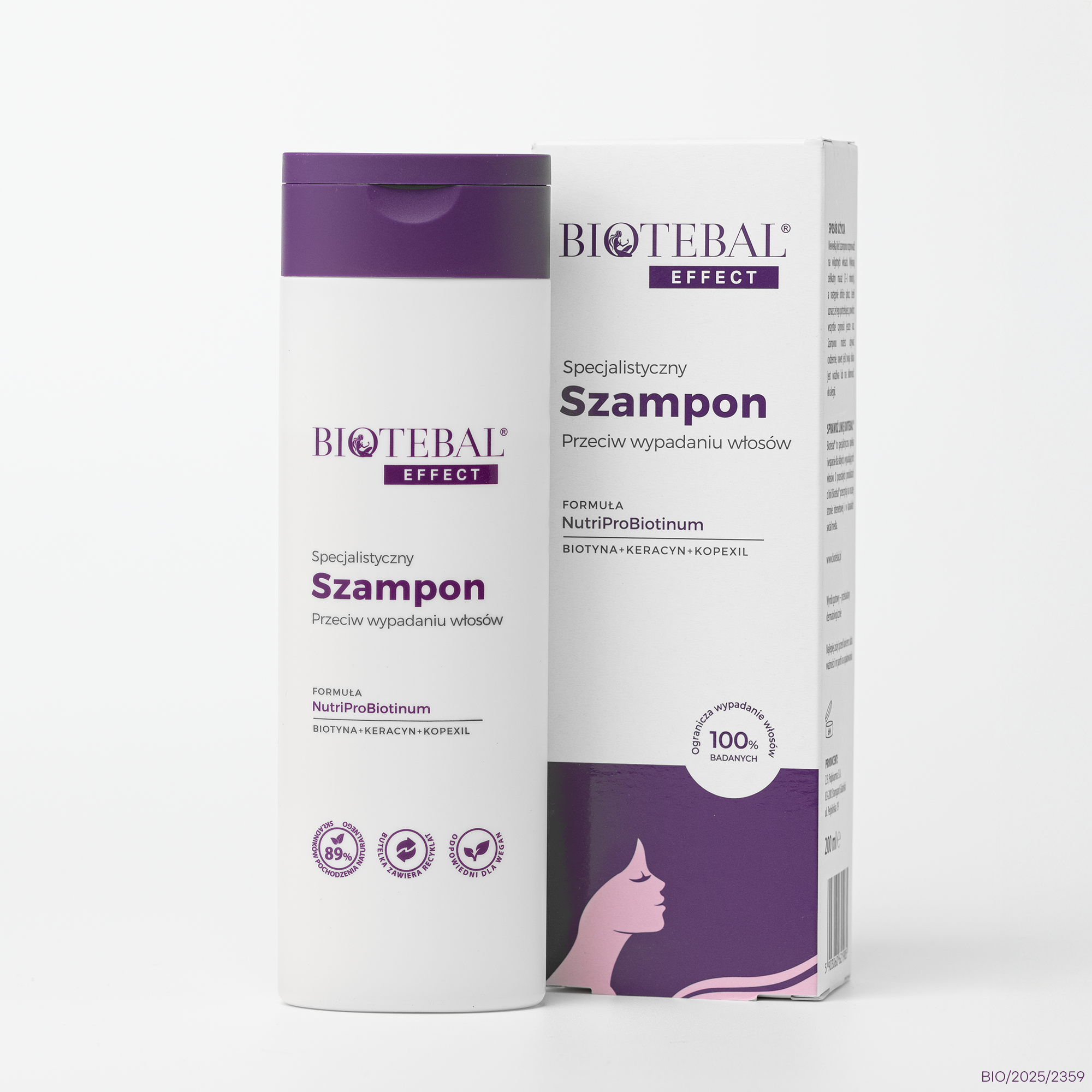 Biotebal Effect specjalistyczny szampon przeciw wypadaniu włosów 200 ml