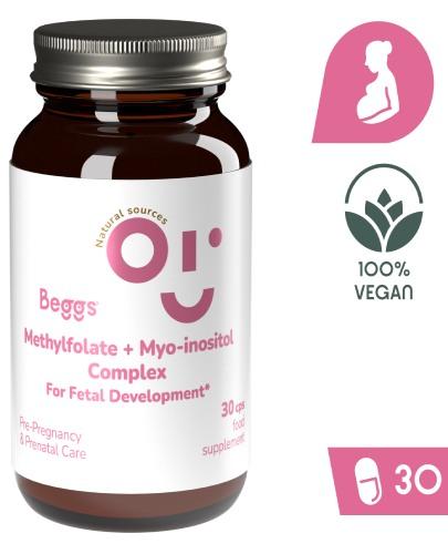 BEGGS Metylfolian + mio-inozytol, 30 kapsułek zdjęcie