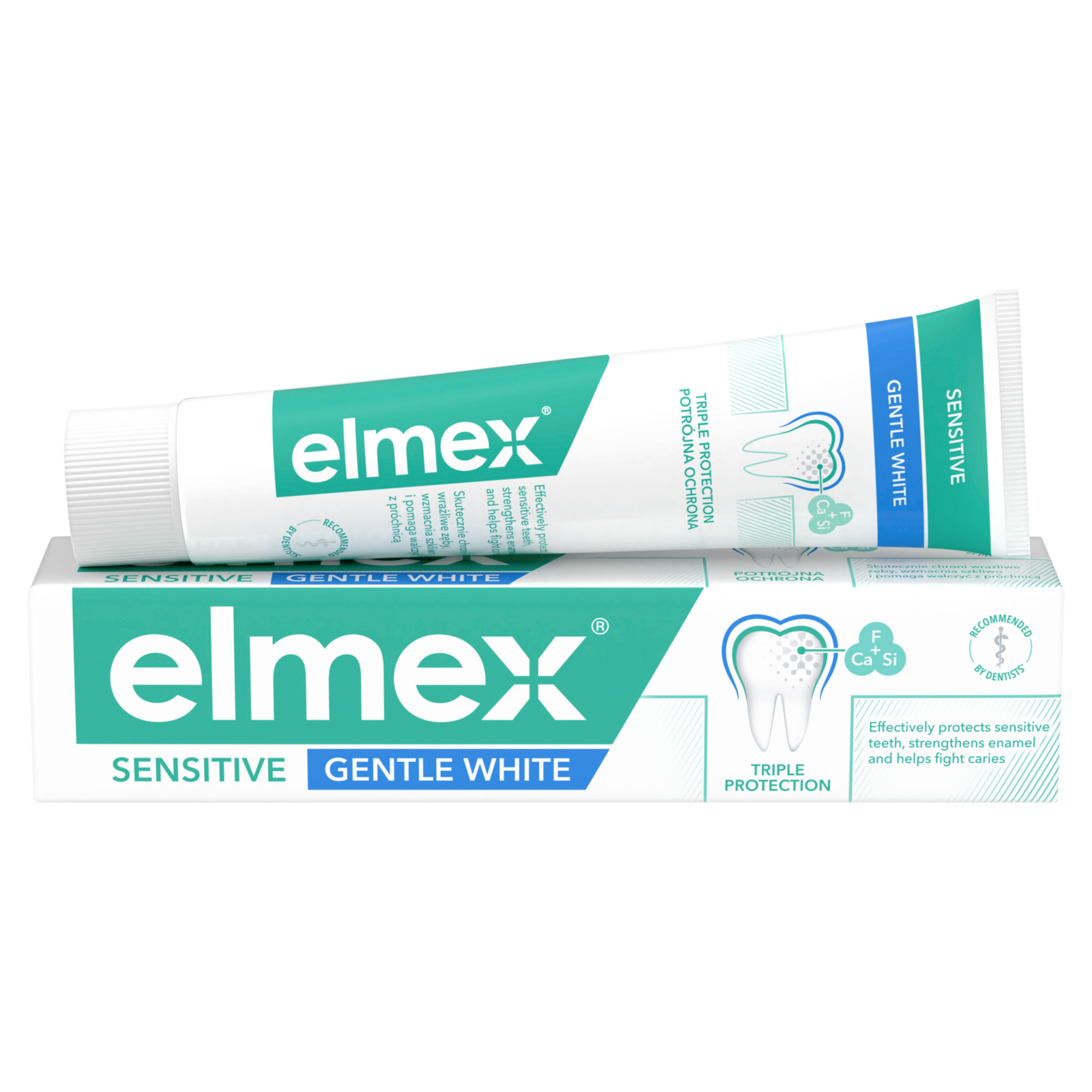 Elmex Sensitive Whitening z aminofluorkiem pasta do zębów 75 ml
