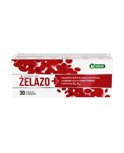 Nature Pharm Żelazo+ 30 tabletek zdjęcie