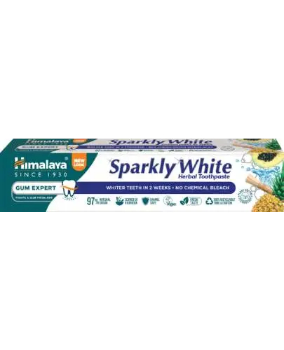 Himalaya Gum Expert, Sparkly White, pasta do zębów, 75 ml zdjęcie
