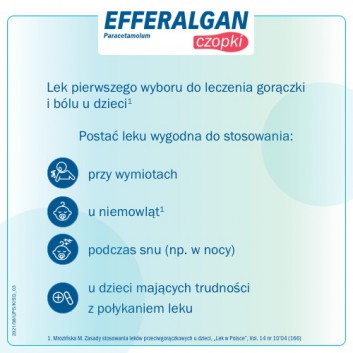 EFFERALGAN 80 mg, czopli, 10 sztuk