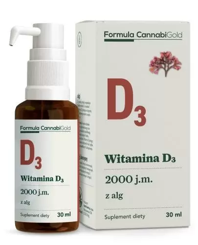 Formula CannabiGold Witamina D3 z alg 30 ml zdjęcie