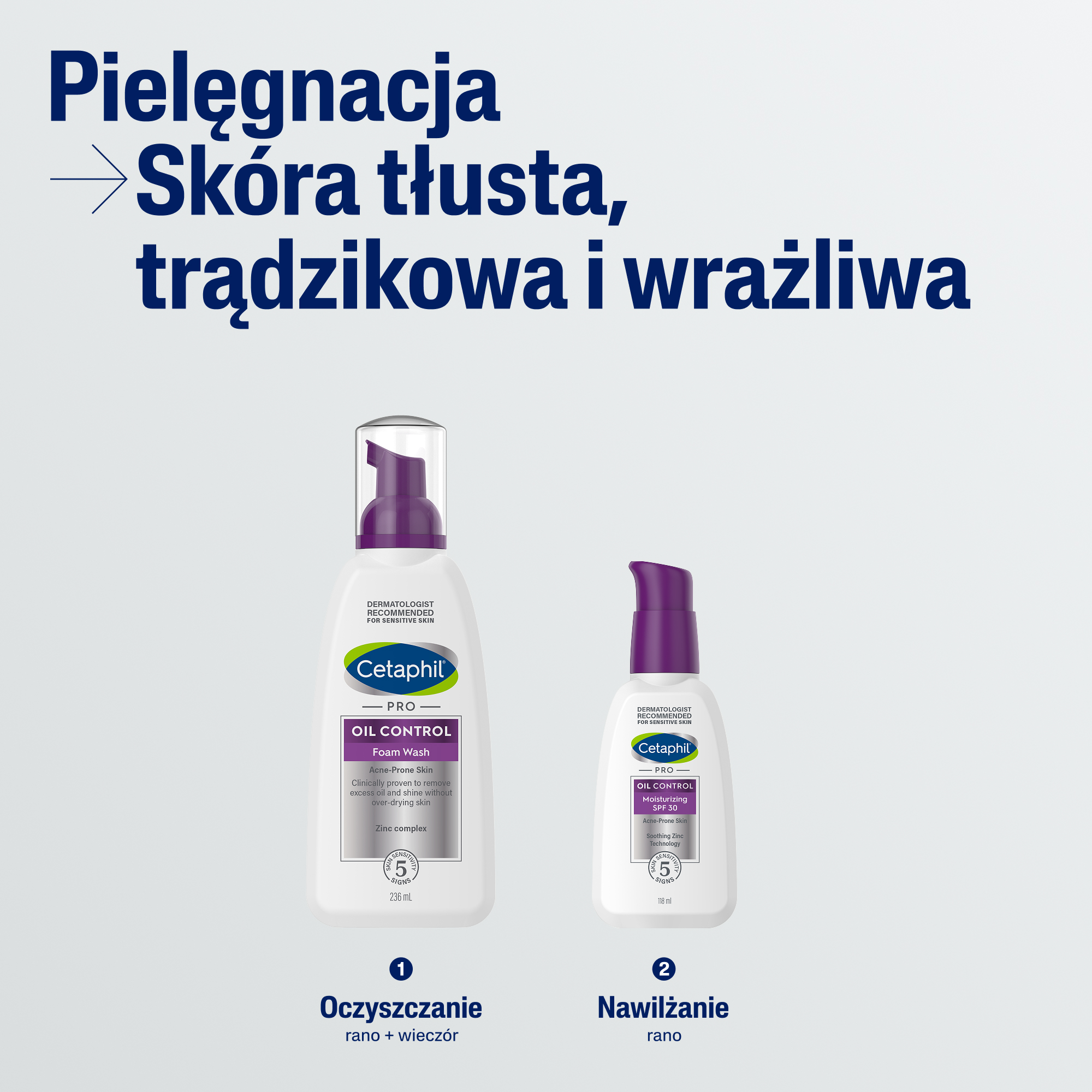 Cetaphil Pro Oil Control Krem nawilżająco-matujący SPF30 118 ml
