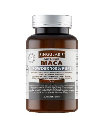 Singularis Superior Maca Powder 100% Pure - 100 g - cena, opinie, właściwości zdjęcie