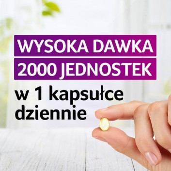 VIGANTOLETTEN MAX Witamina D3 2000 j.m., kapsułki, 60 sztuk