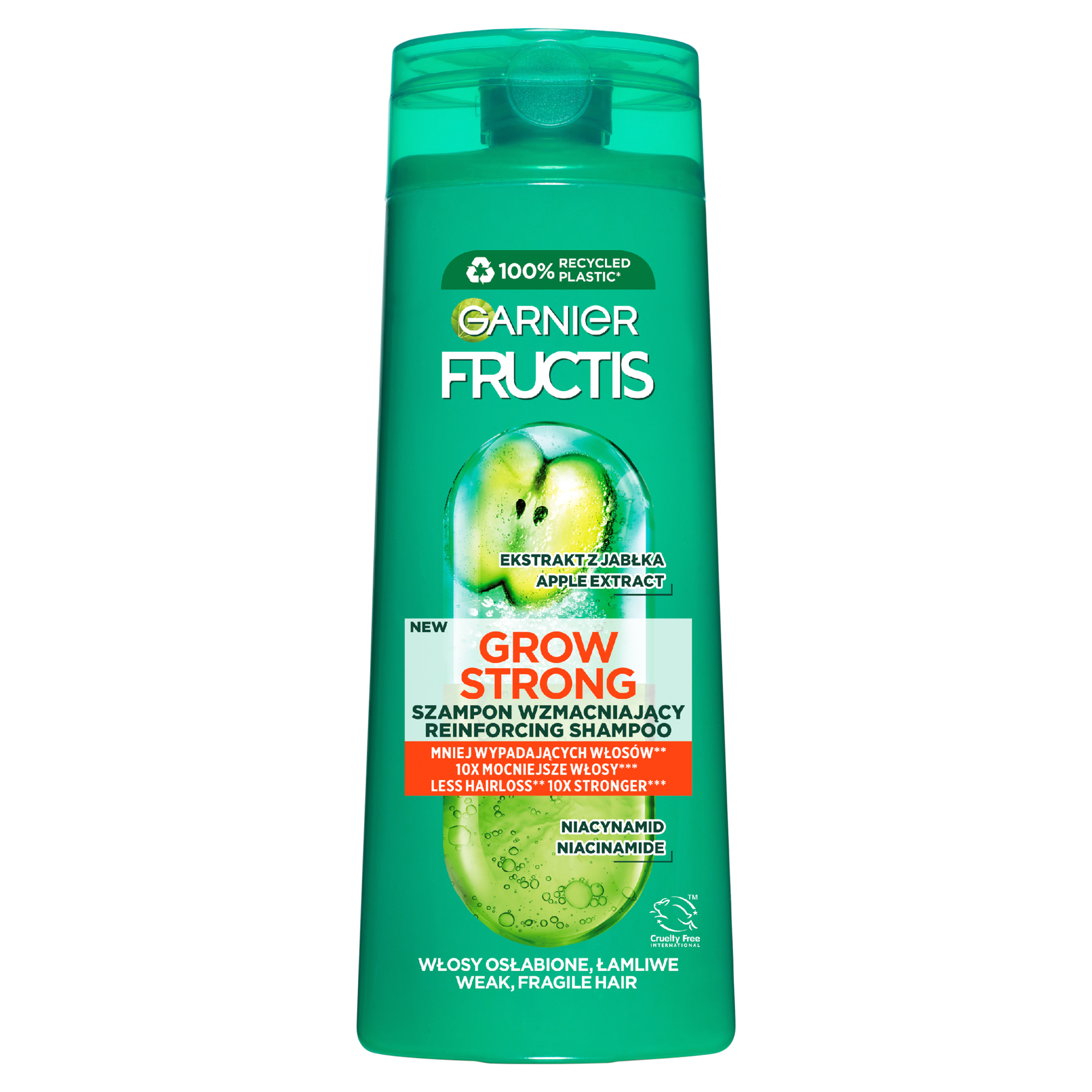 Garnier Fructis Grow Strong Szampon wzmacniający - 400 ml - cena, opinie, stosowanie zdjęcie