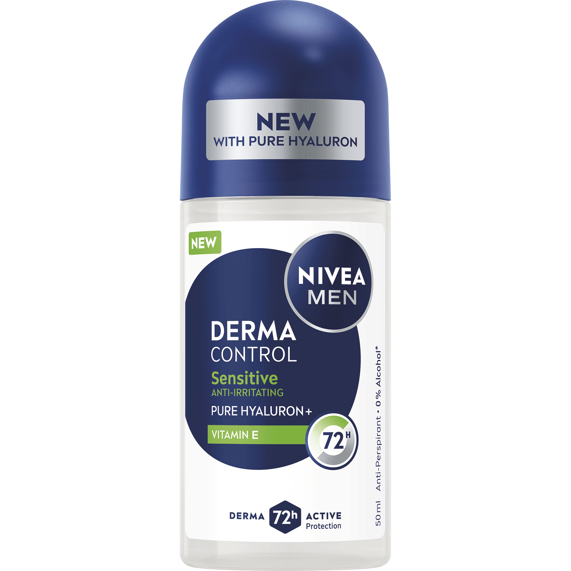Nivea Men, Antyperspirant Derma Control Sensitive Roll-On, 50 ml zdjęcie