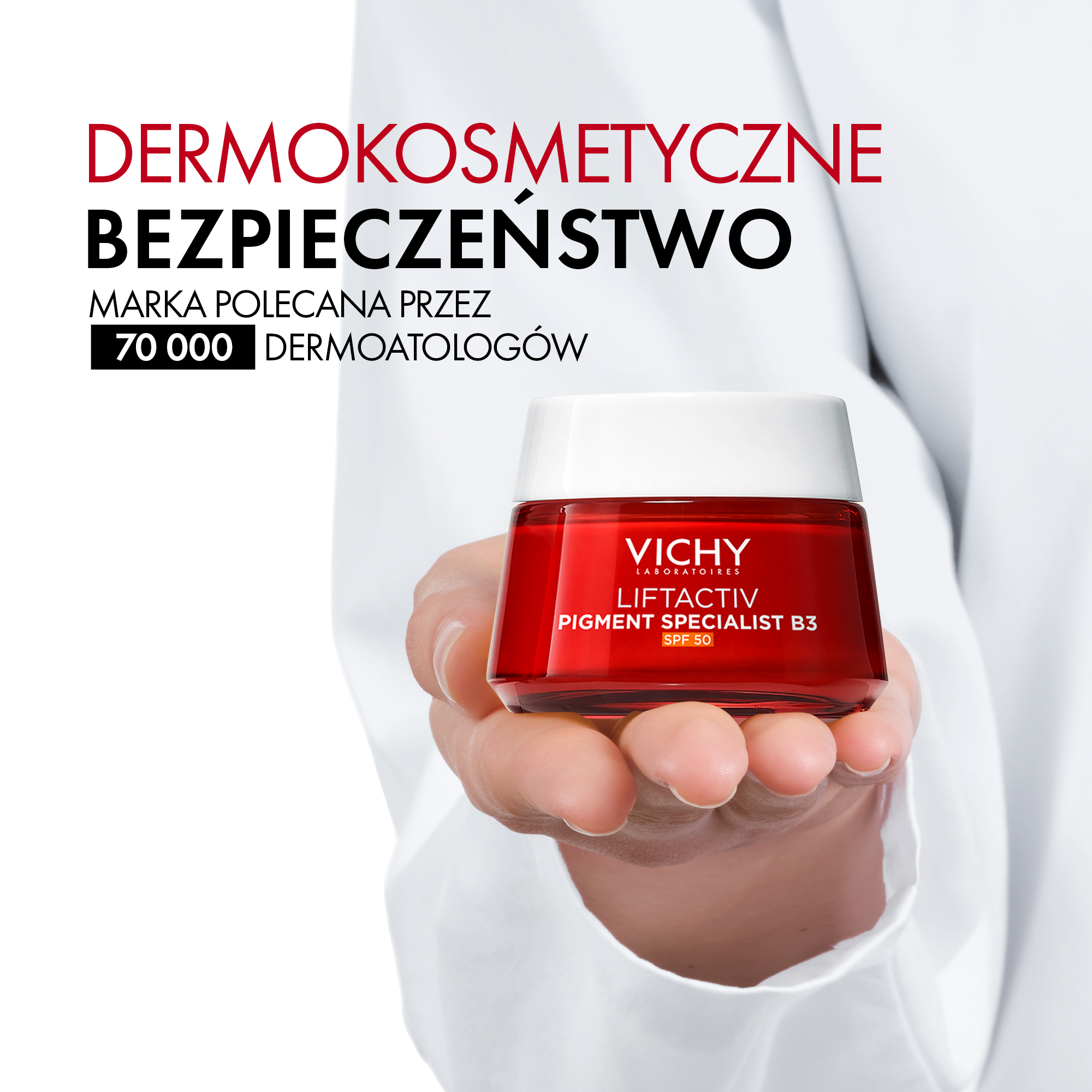Vichy Liftactiv B3 krem przeciw przebarwieniom SPF50, 50 ml