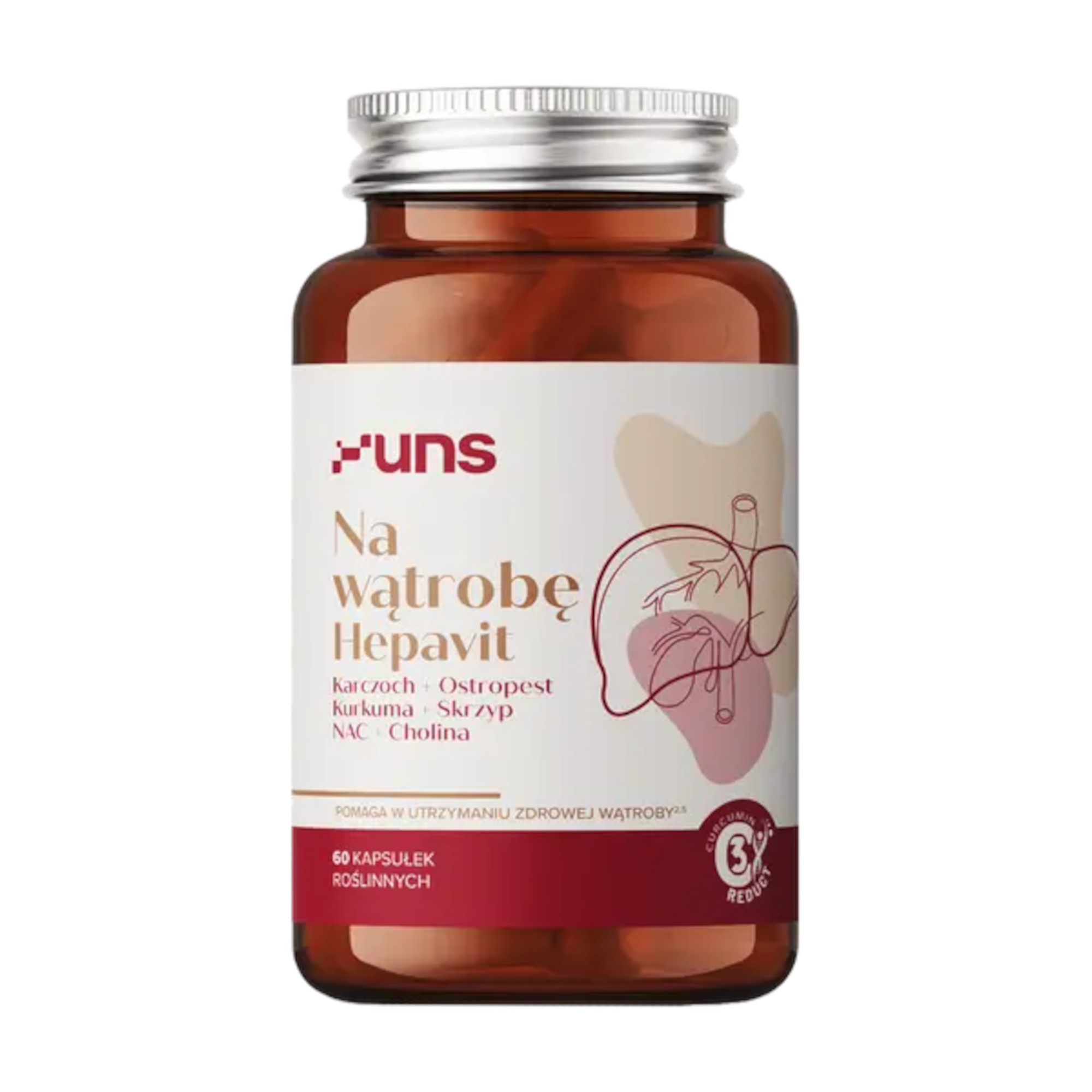 UNS Na Wątrobę Hepavit, kapsułki, 60 sztuk zdjęcie