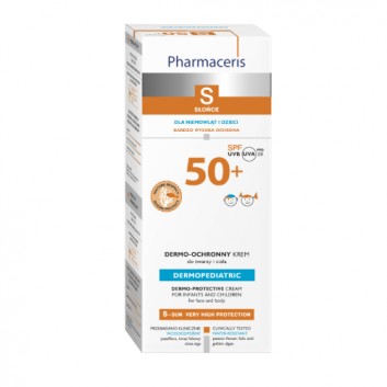 Pharmaceris S Dermopediatric Dermo-ochronny krem do twarzy i ciała dla niemowląt i dzieci SPF 50+ 125 ml