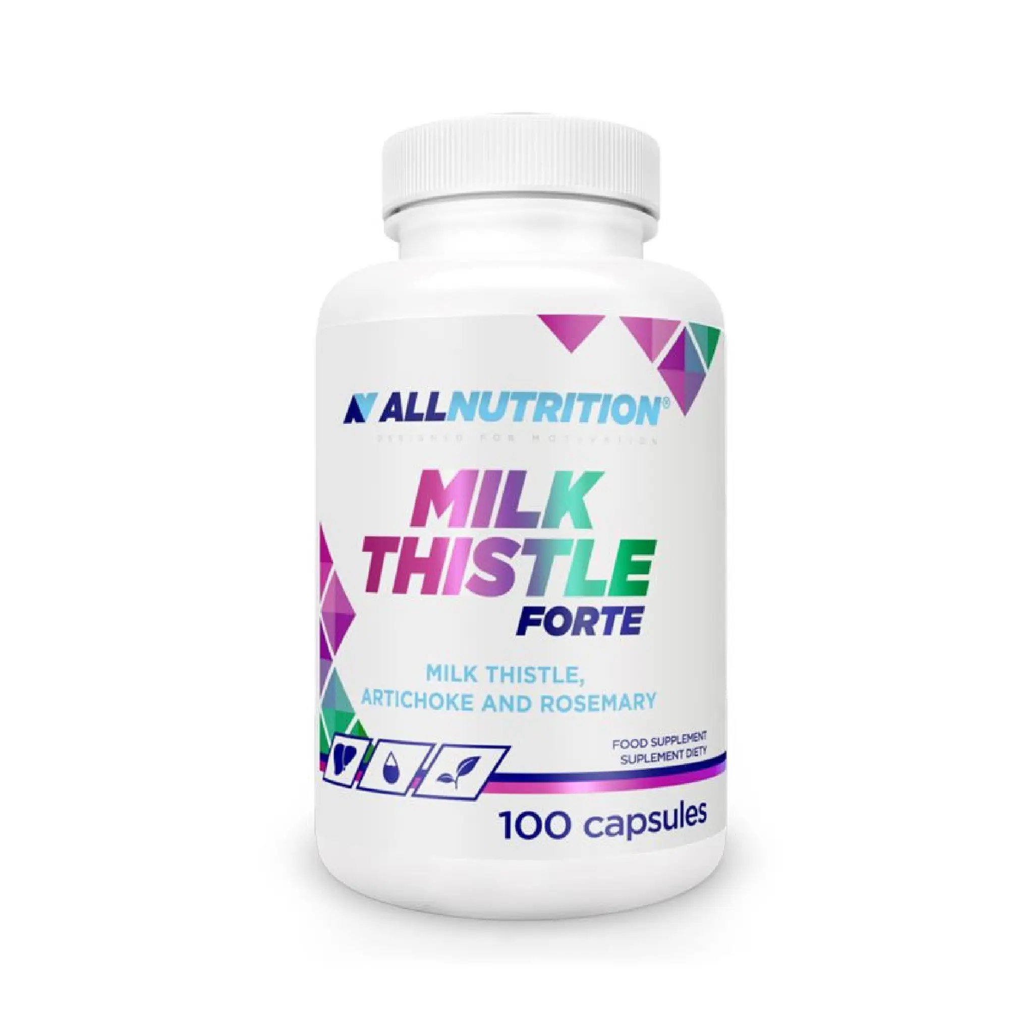 Allnutrition, Milk Thistle Forte, kapsułki, 100 sztuk zdjęcie