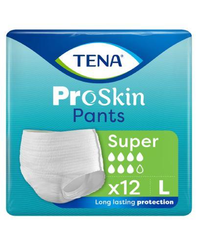 Tena Pants ProSkin Majtki chłonne super L, 12 sztuk zdjęcie