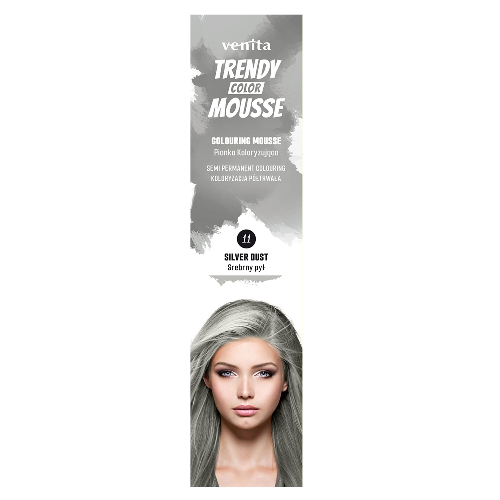 Venita Trendy color pianka koloryzująca 11 srebrny pył 75 ml zdjęcie