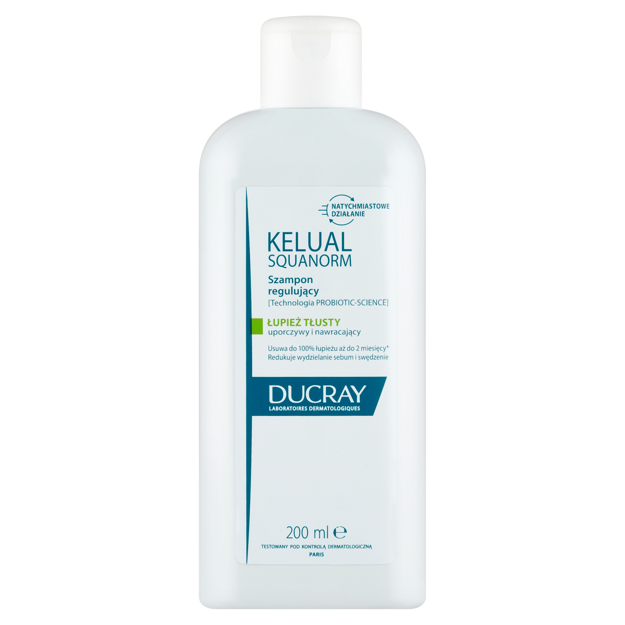 Ducray Kelual Squanorm, Szampon regulujący łupież tłusty, 200 ml zdjęcie