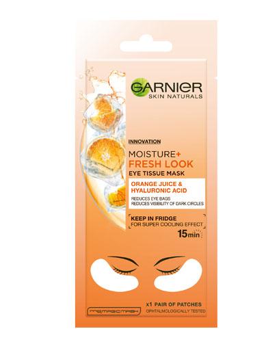 GARNIER SKIN NATURALS Energetyzujące płatki pod oczy - 2 szt. - nawilżenie i odświeżenie - cena, właściwości, opinie  zdjęcie