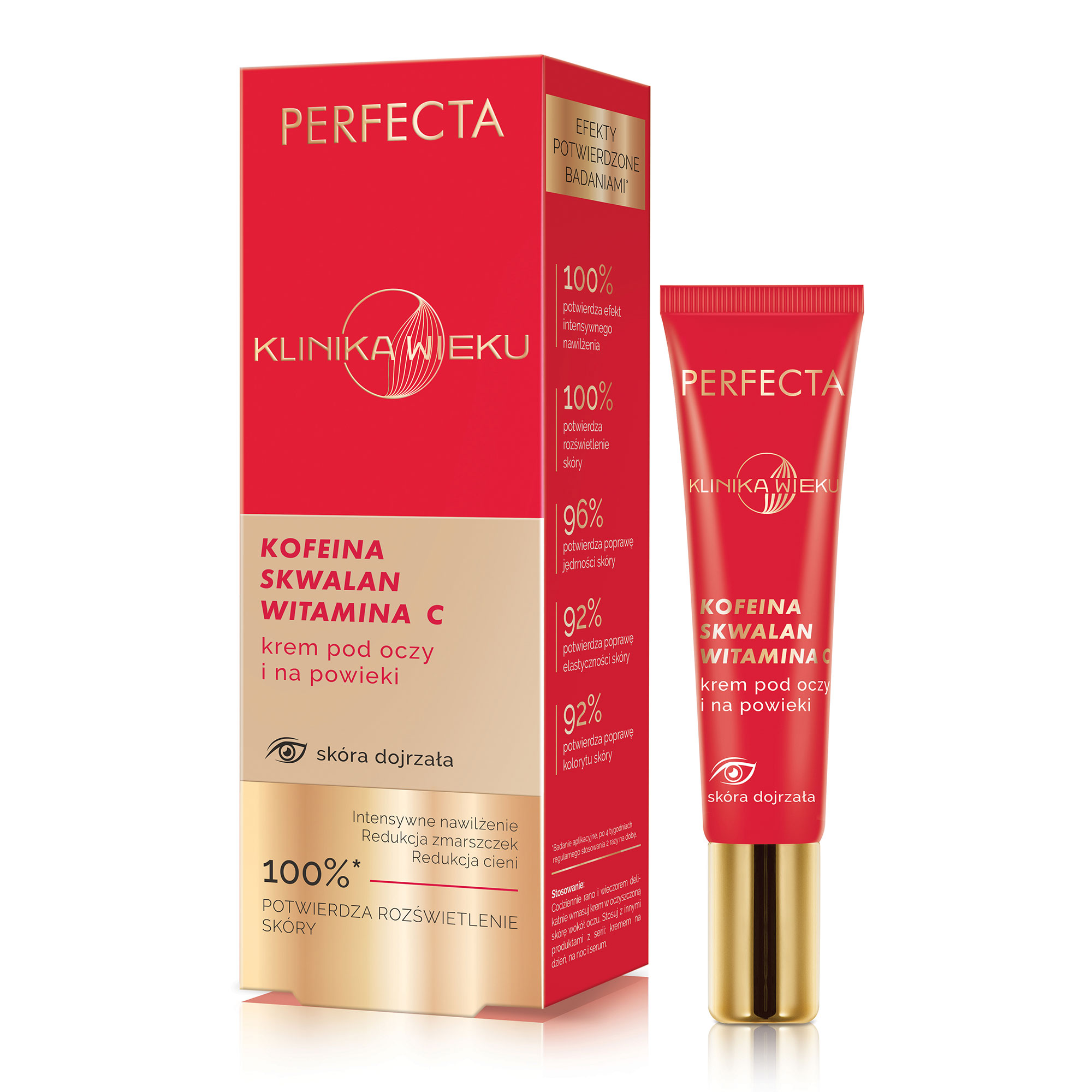 Perfecta Klinika Wieku, Krem pod oczy i na powieki, 15 ml zdjęcie