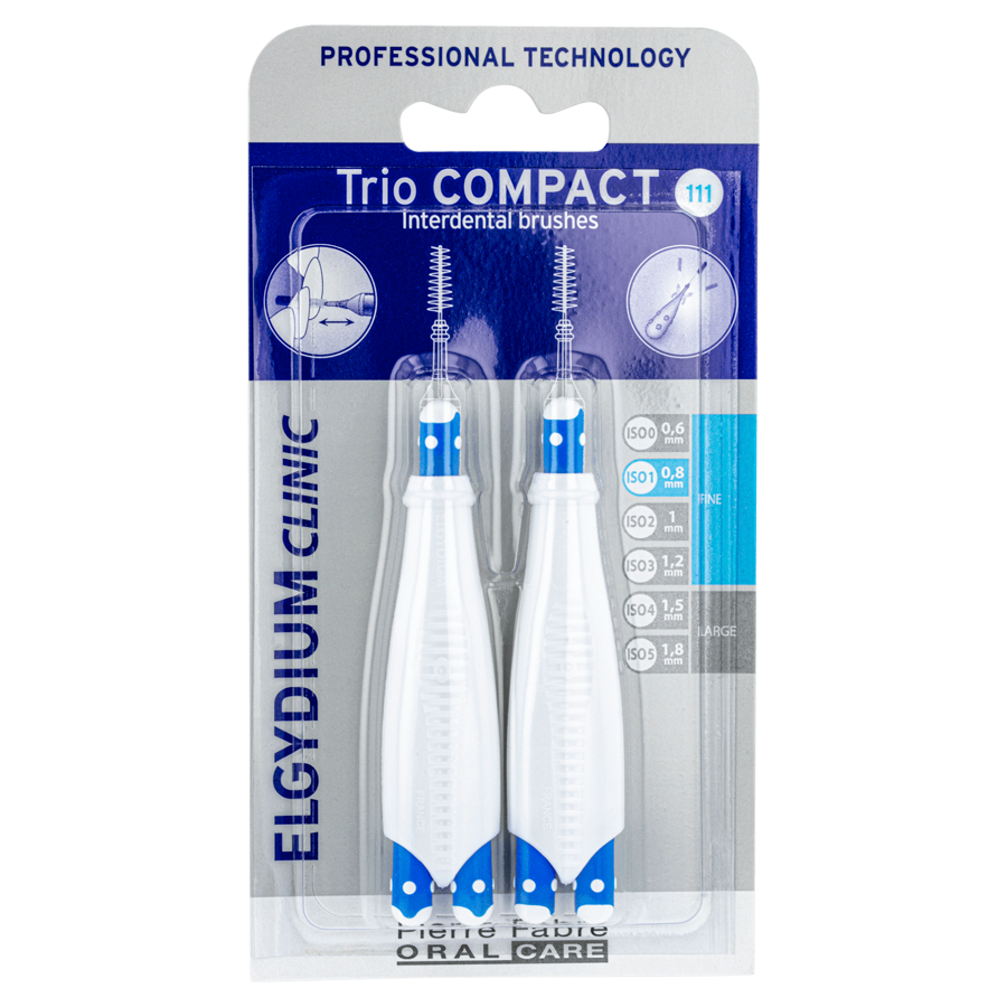 Elgydium Clinic Trio Compact Szczoteczki międzyzębowe 111 - 6 szt. zdjęcie