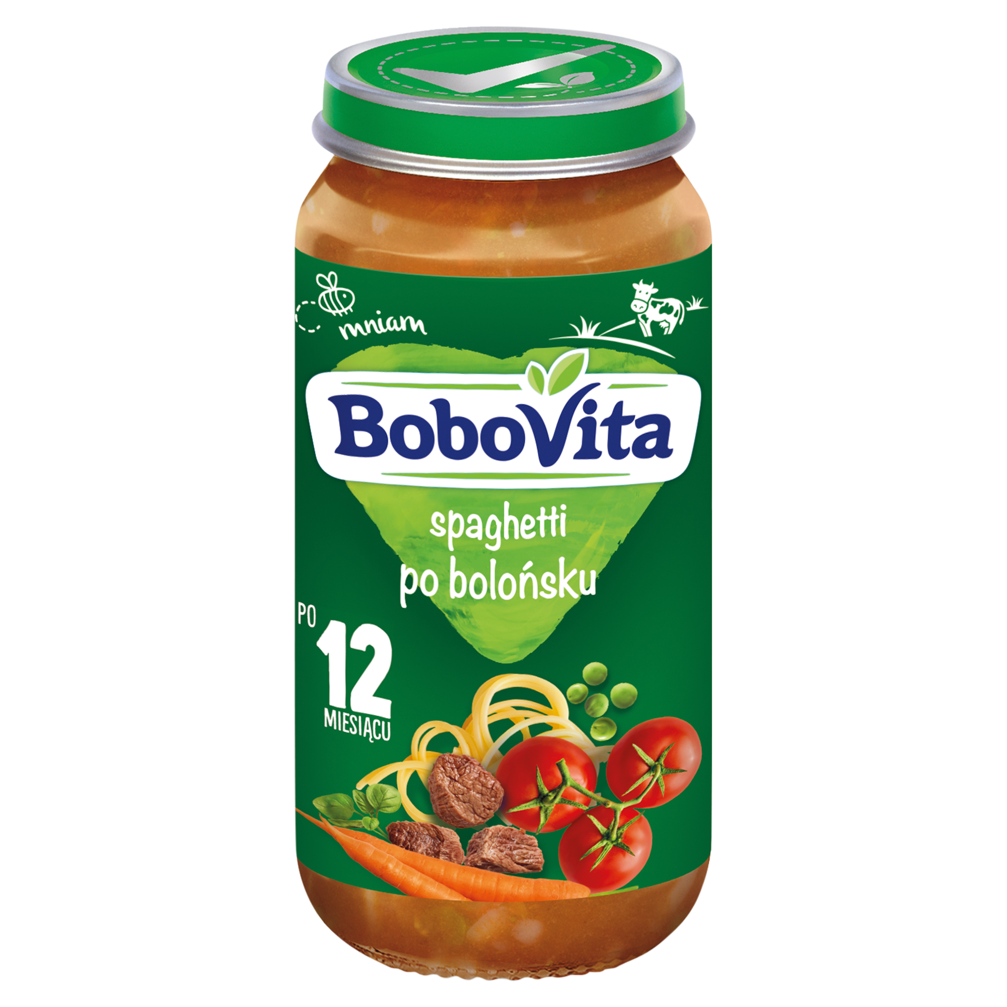 BOBOVITA JUNIOR Spaghetti po bolońsku 1-3 lata - 250 g zdjęcie