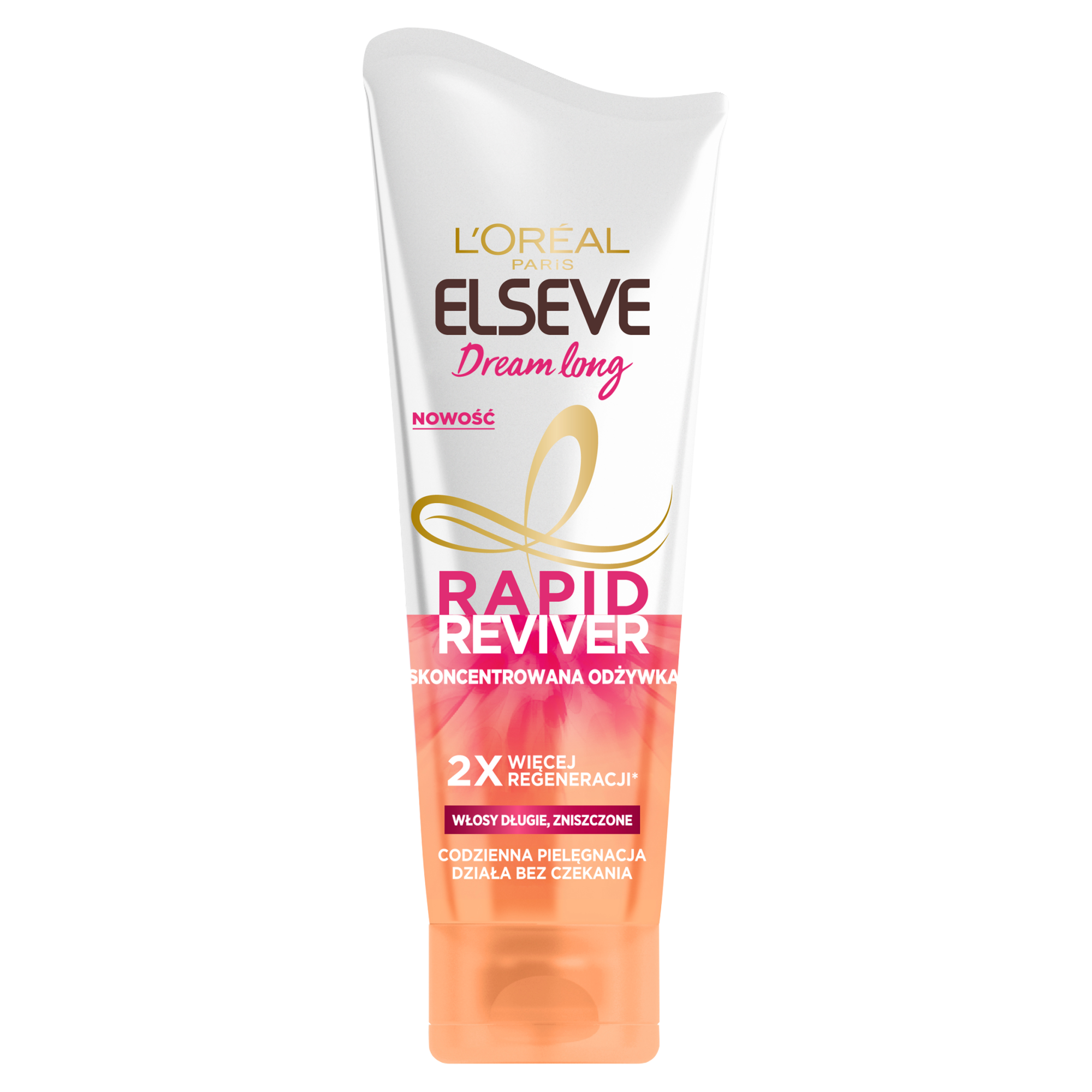 L'Oreal Elseve Dream Long Rapid Reviver Skoncentrowana odżywka do włosów długich, zniszczonych - 180 ml - cena, opinie, właściwości zdjęcie