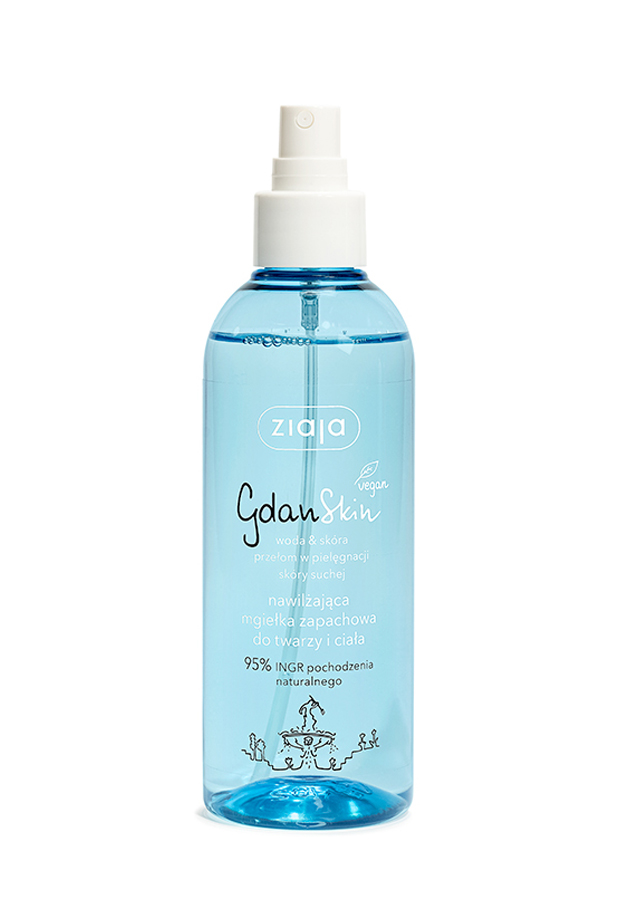 ZIAJA GDANSKIN Nawilżająca mgiełka zapachowa do twarzy i ciała - 200 ml zdjęcie