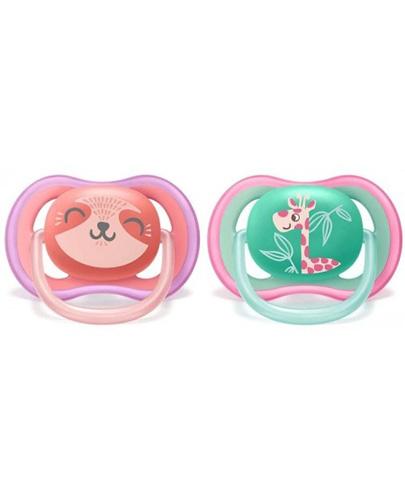 Avent Ultra Air Smoczek ortodontyczny 18m+ Girl SCF349/12 - 2 szt. zdjęcie