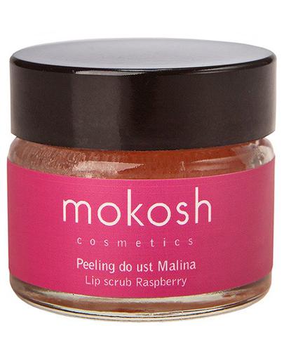 Mokosh Peeling do ust Malina - 15 ml - cena, opinie, właściwości zdjęcie