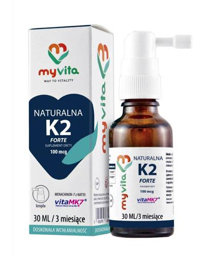 MYVITA Naturalna witamina K2 Forte 100 mcg - 30 ml zdjęcie