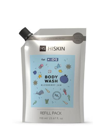 HISKIN Kids Body Wash Blueberry Jam BLUE doypack, 700 ml zdjęcie
