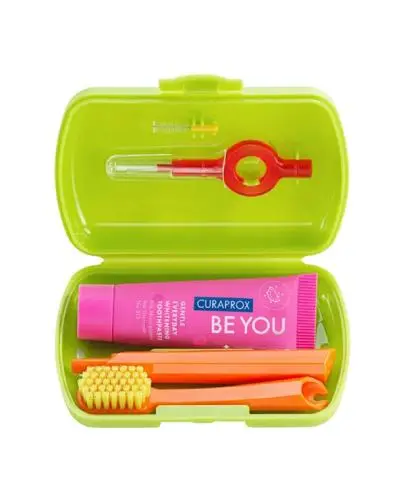 Curaprox Travel Set Green zestaw podróżny 1 sztuka zdjęcie