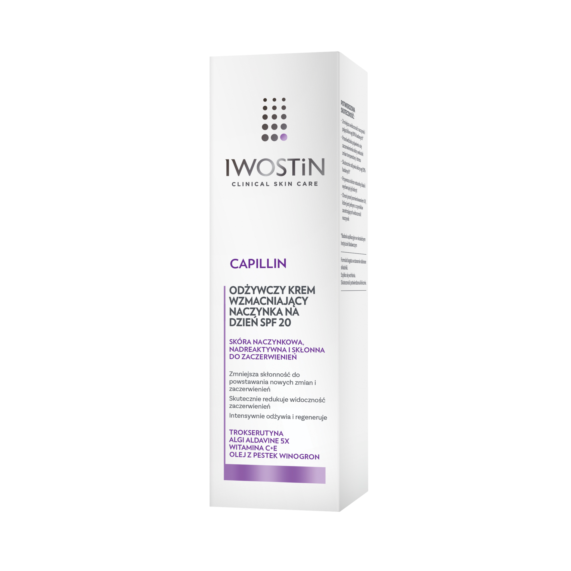 IWOSTIN CAPILLIN Krem na naczynka SPF20 bogata konsystencja -  40 ml zdjęcie
