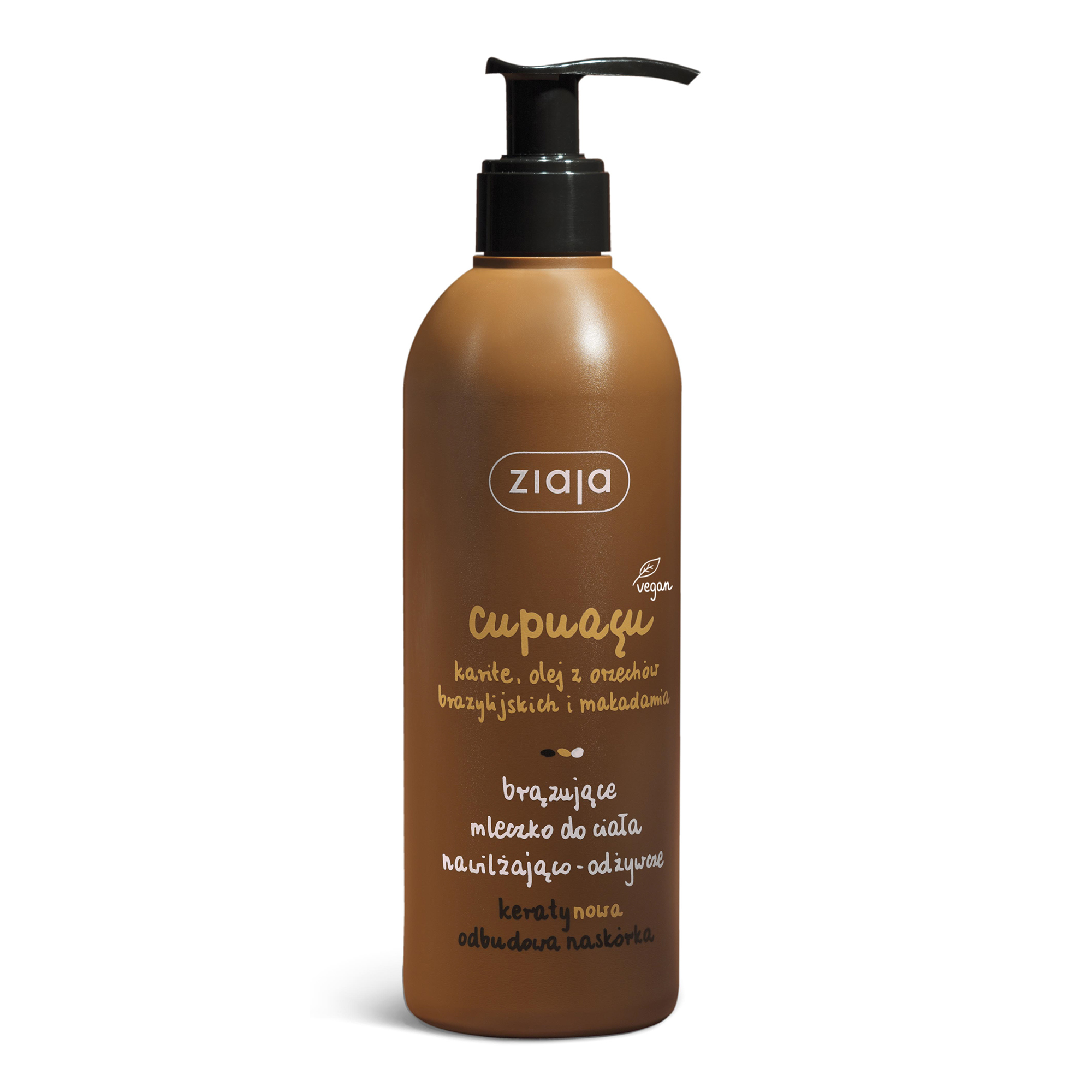 Ziaja Cupuacu brązujące mleczko do ciała nawilżająco-odżywcze, 300 ml