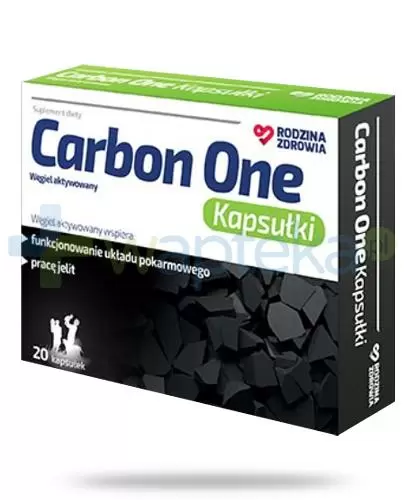 Rodzina Zdrowia Carbon One Kapsułki 20 sztuk zdjęcie