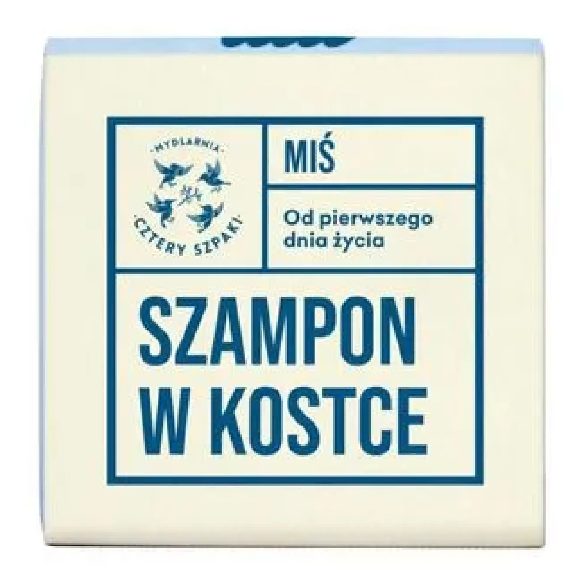 Mydlarnia Cztery Szpaki, Szampon w kostce Miś od 1 dnia życia, 75 g zdjęcie