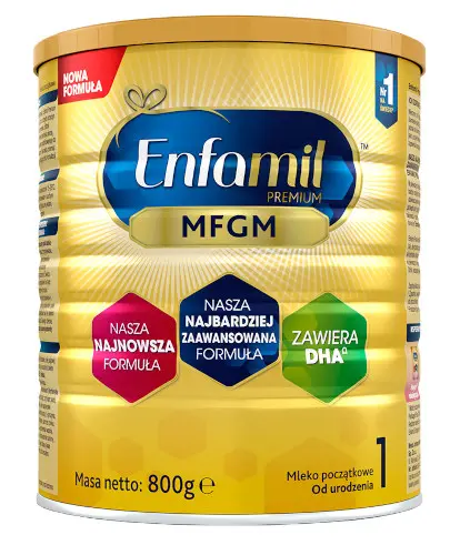 Enfamil 1 Premium MFGM mleko początkowe od urodzenia proszek 800 g zdjęcie