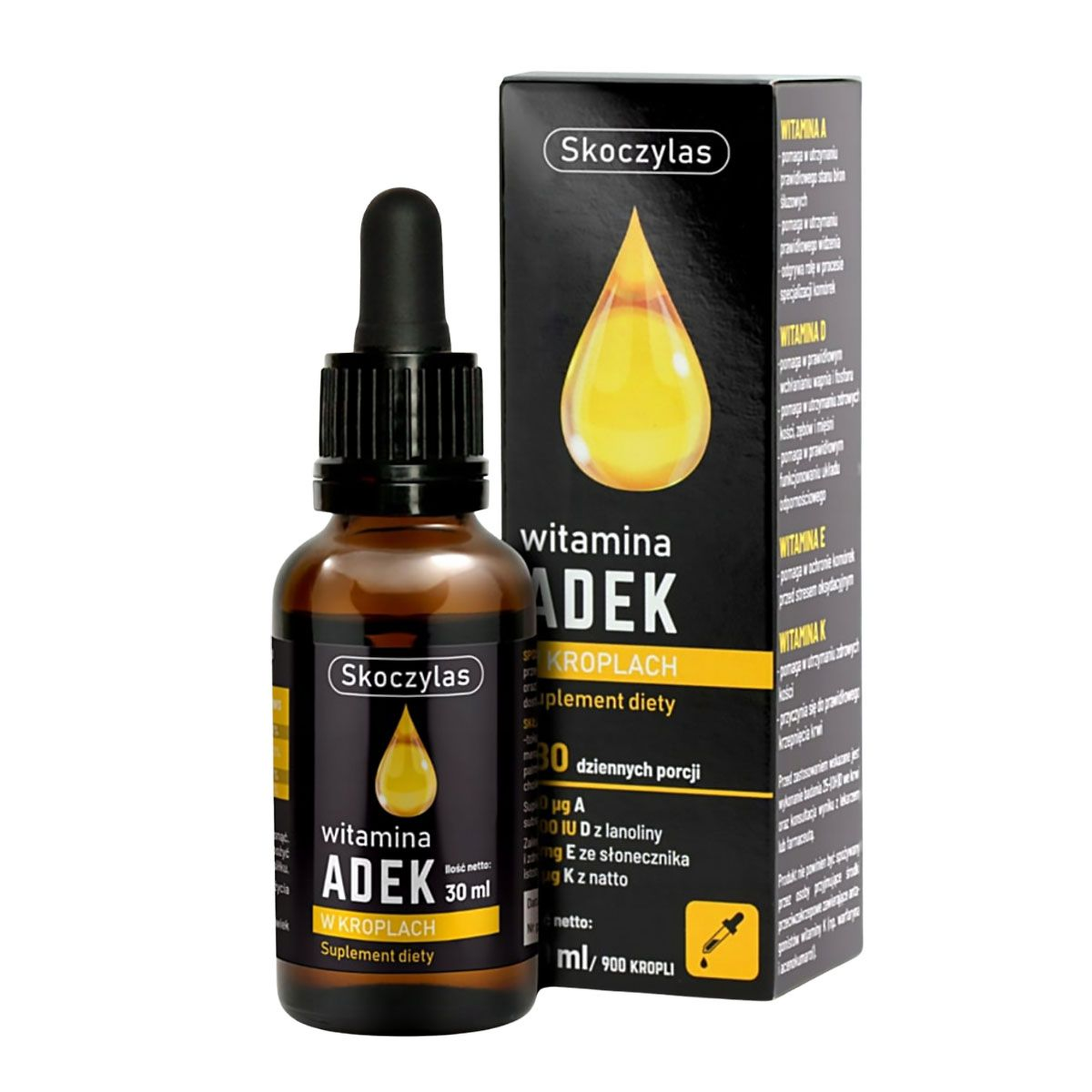 Skoczylas Witamina ADEK, krople doustne, 30 ml zdjęcie