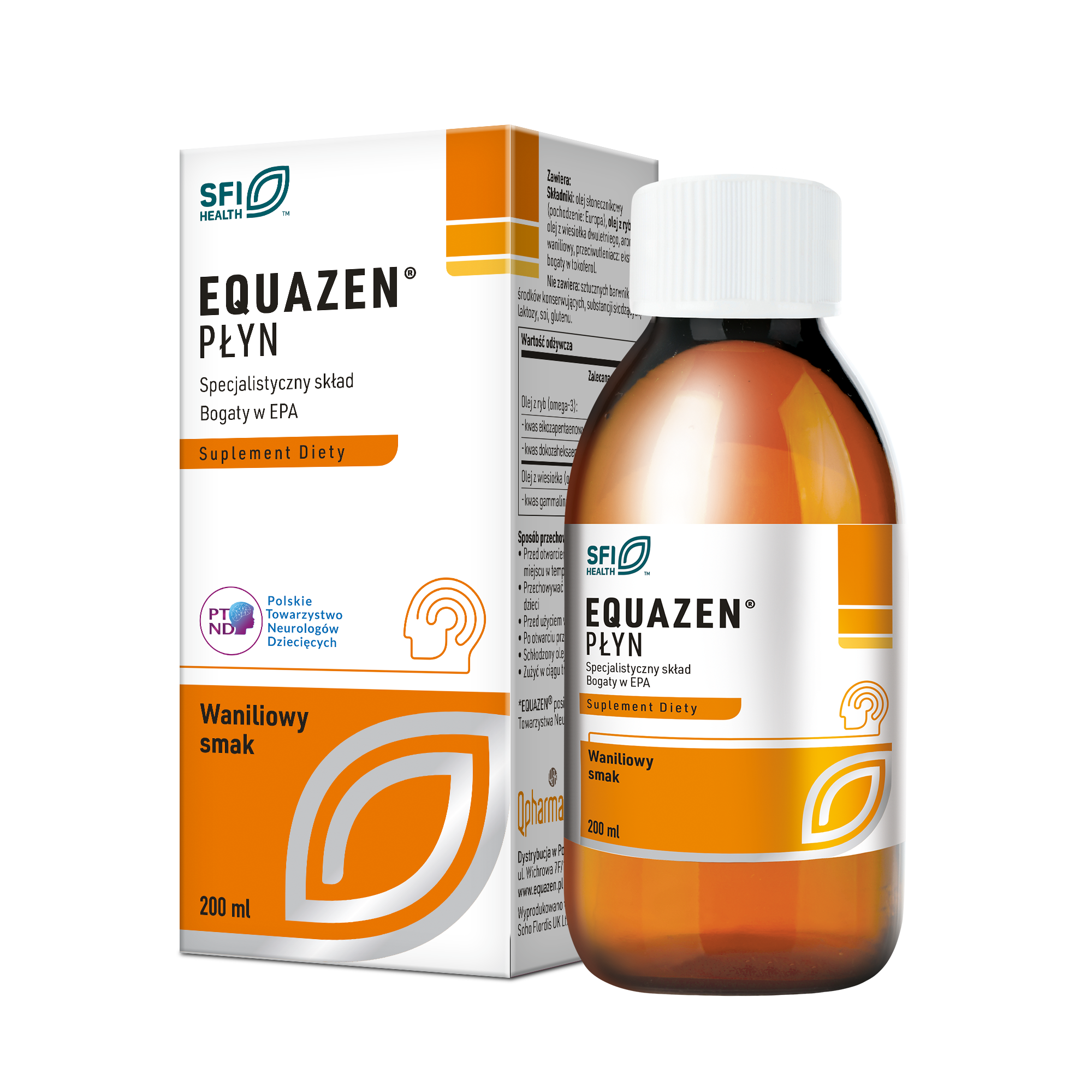 Equazen, płyn o smaku waniliowym, 200 ml zdjęcie