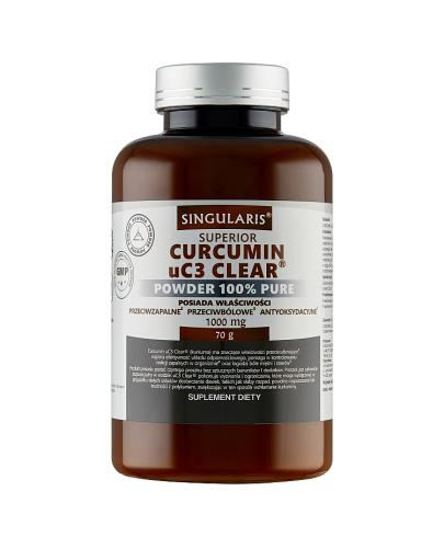 Singularis Curcumin uC3 Clear Powder 100 % Pure - 70 g - cena, opinie, właściwości zdjęcie