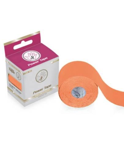 5E, Power Tape, taśma kinezjologiczna bawełniana, pomarańczowa, 5 cm x 5 m, 1 sztuka zdjęcie