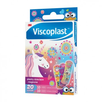 Viscoplast plastry dziecięce magiczne 20 sztuk