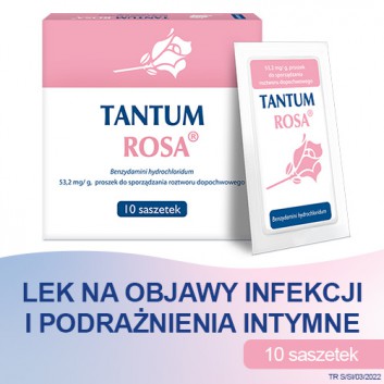 Tantum Rosa 53,2 mg/g 10 saszetek