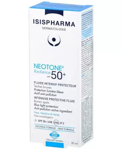 Isis Neotone Radiance serum na dzień likwidujące przebarwienia skóry z filtrem SPF50+ 30 ml zdjęcie